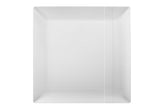 9 In. White Zen Design Plates | 10 Count